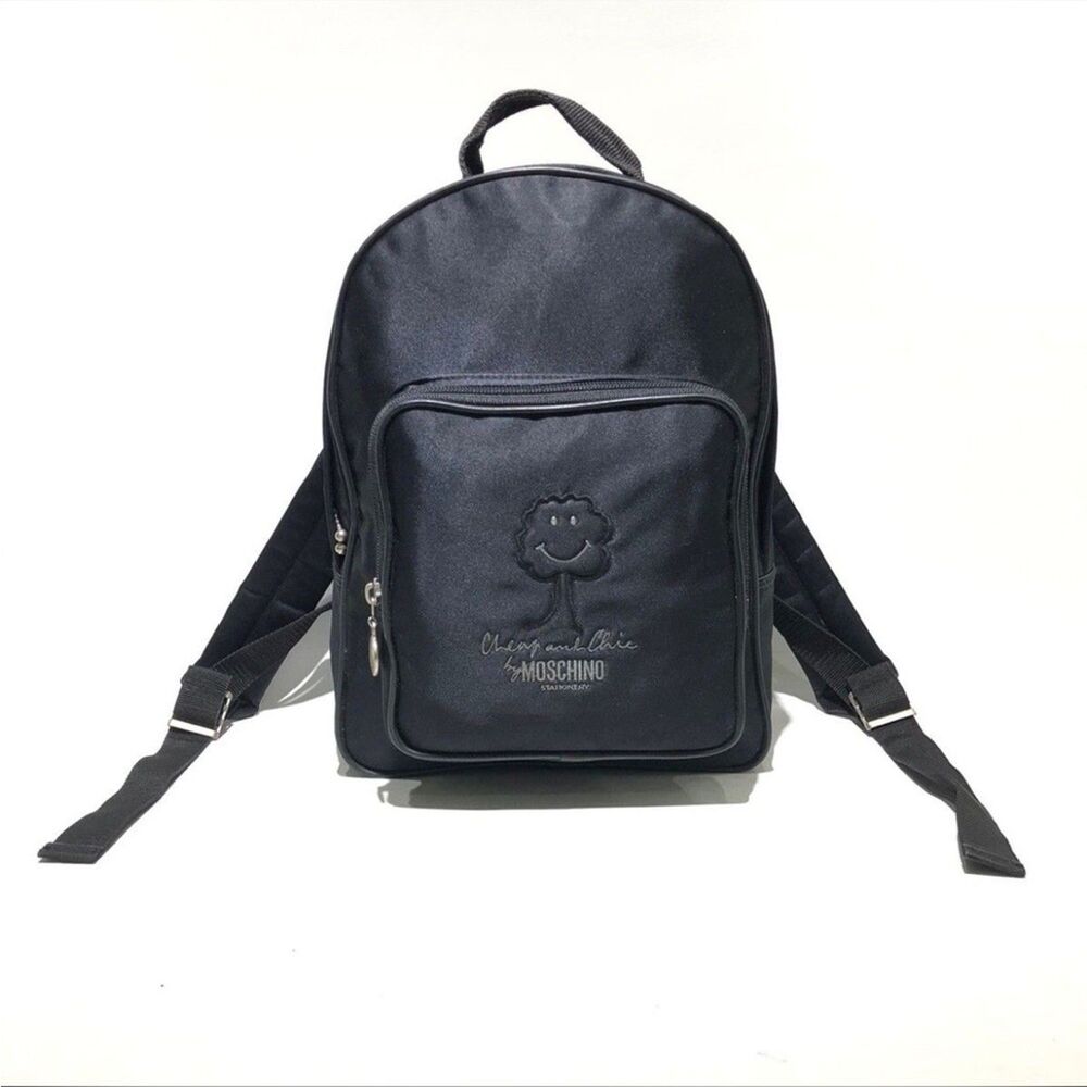 Moschino Makeup Bag black white - Y2K Mini-backpack - Mini purse